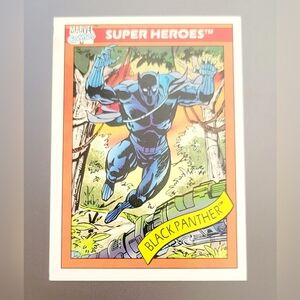 Black Panther 1990 Marvel Impel Comic Book Card Series 1 #20
